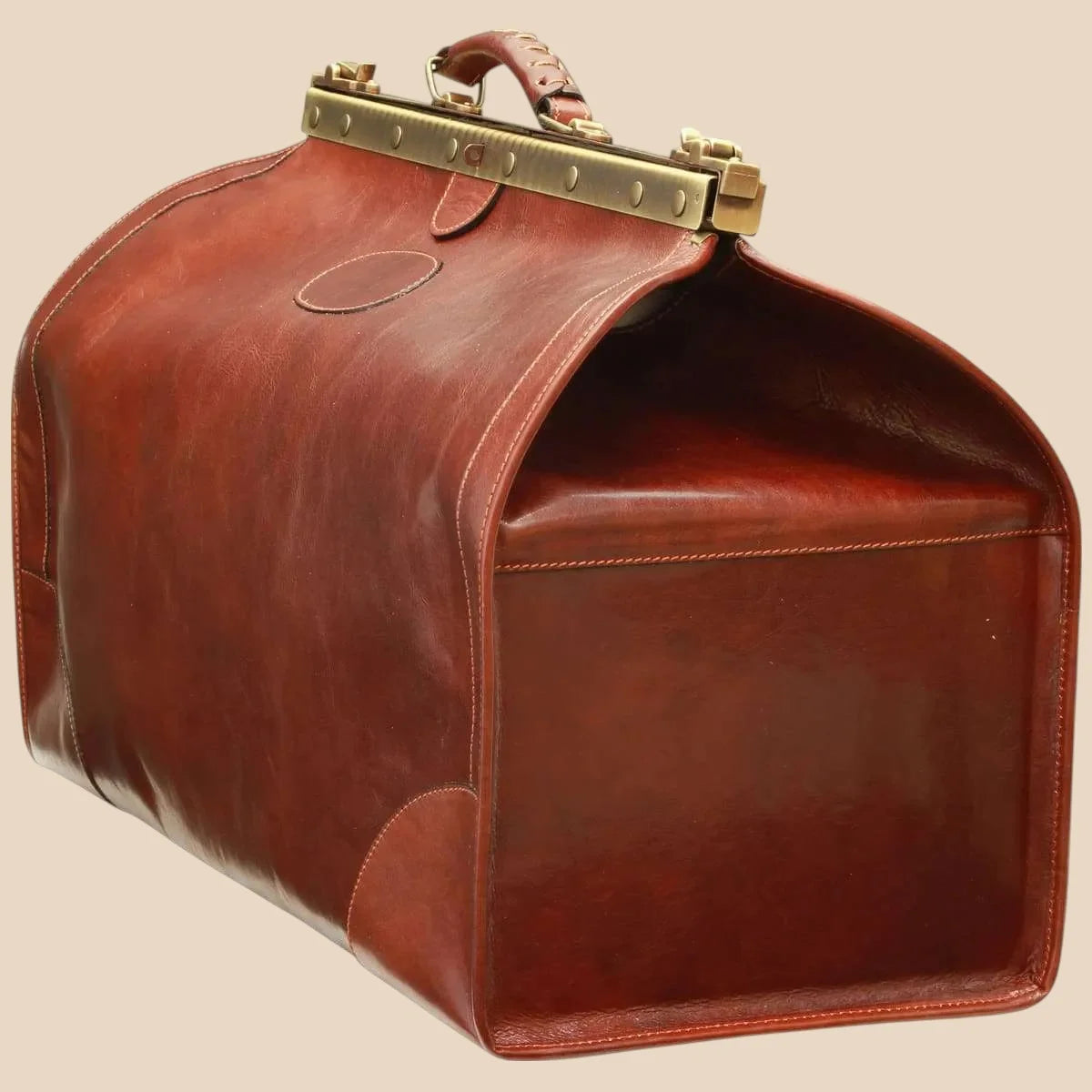 Leather "Old America" Bag (Large) - Image 5 | Bufalo d'Oro