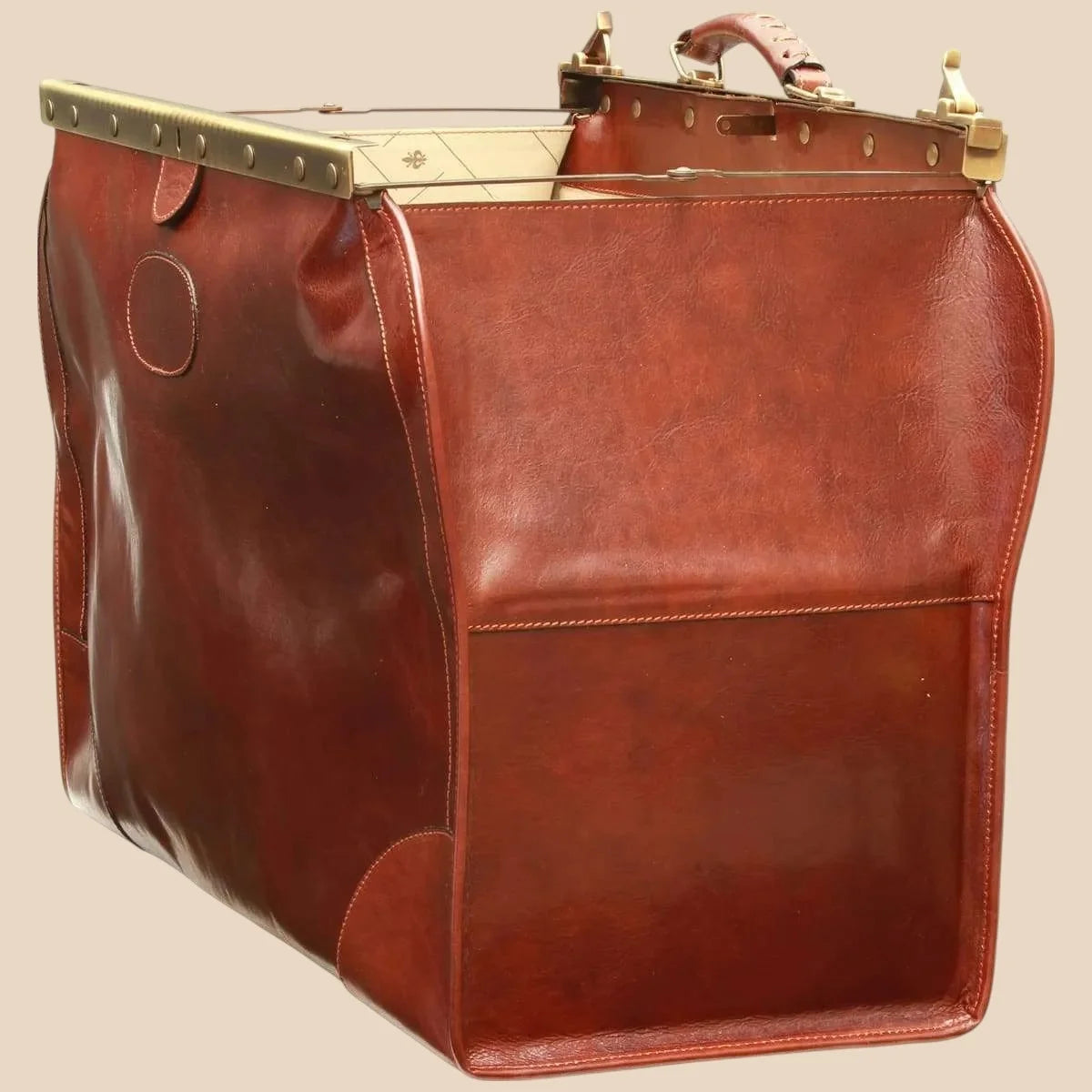 Leather "Old America" Bag (Large) - Image 6 | Bufalo d'Oro