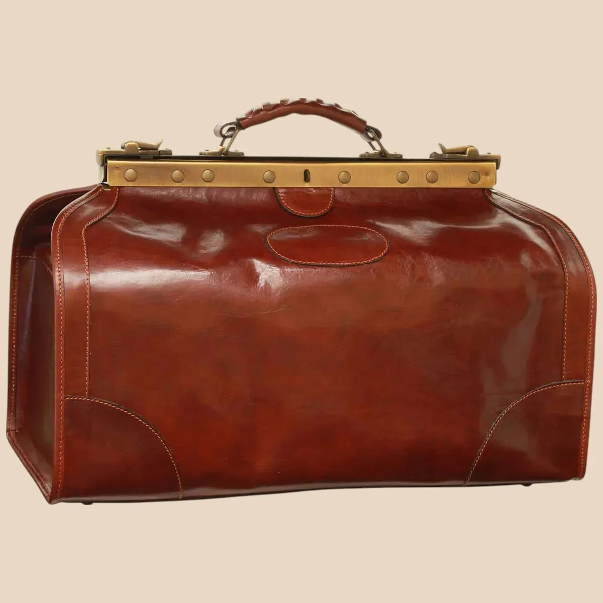 Leather "Old America" Bag (Medium) - Image 5 | Bufalo d'Oro