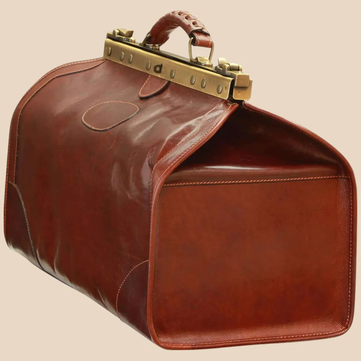 Leather "Old America" Bag (Medium) - Image 3 | Bufalo d'Oro
