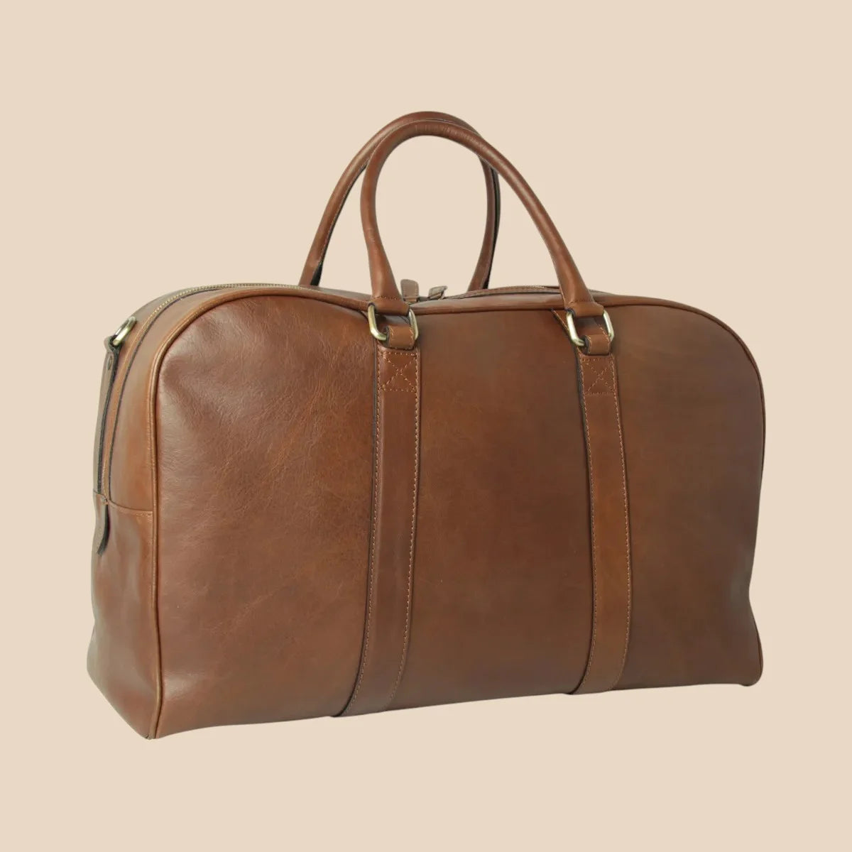 Soft Calfskin Leather Travel Bag - Image 5 | Bufalo d'Oro