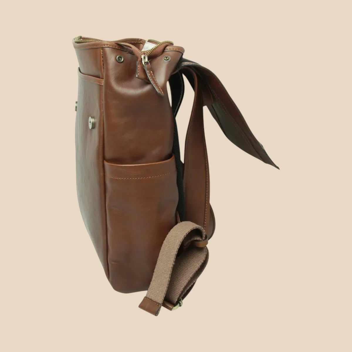 Leather Laptop Backpack - Image 19 | Bufalo d'Oro