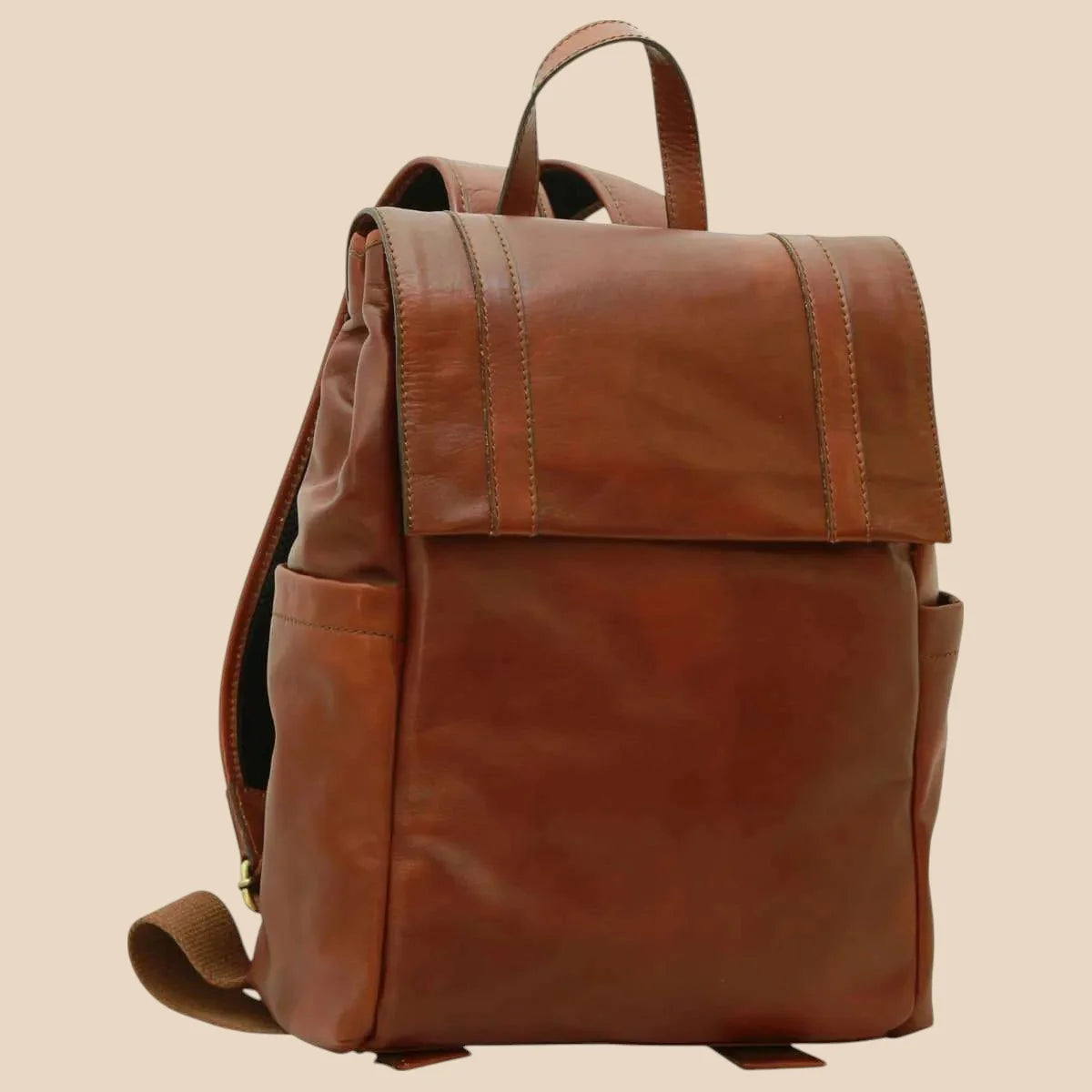 Leather Laptop Backpack - Image 11 | Bufalo d'Oro