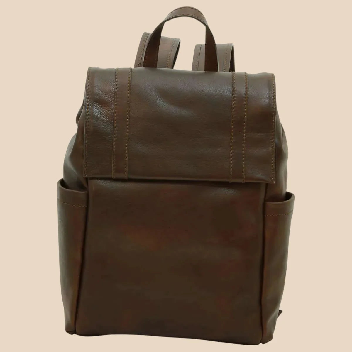 Leather Laptop Backpack - Image 5 | Bufalo d'Oro