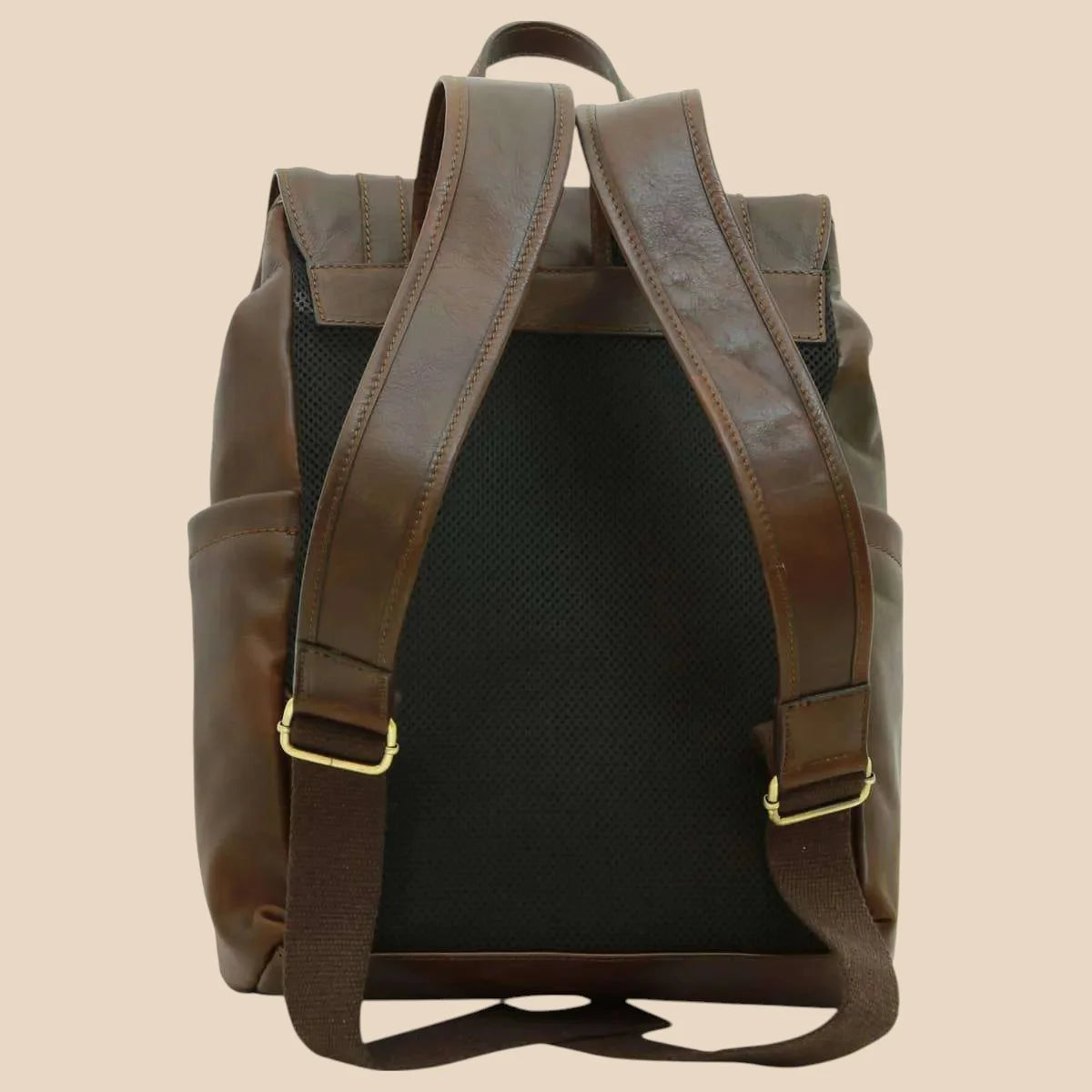 Leather Laptop Backpack - Image 7 | Bufalo d'Oro