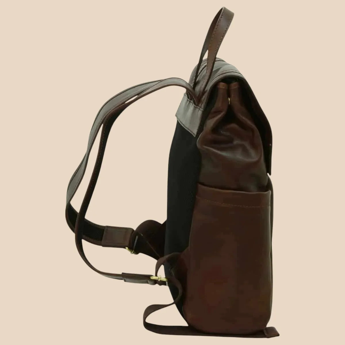 Leather Laptop Backpack - Image 6 | Bufalo d'Oro