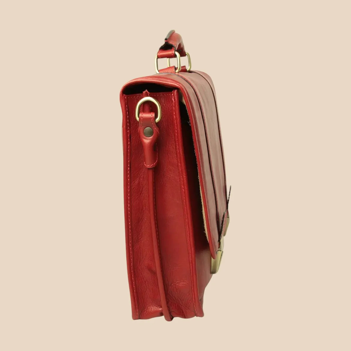 Calfskin Leather Briefcase - Image 22 | Bufalo d'Oro