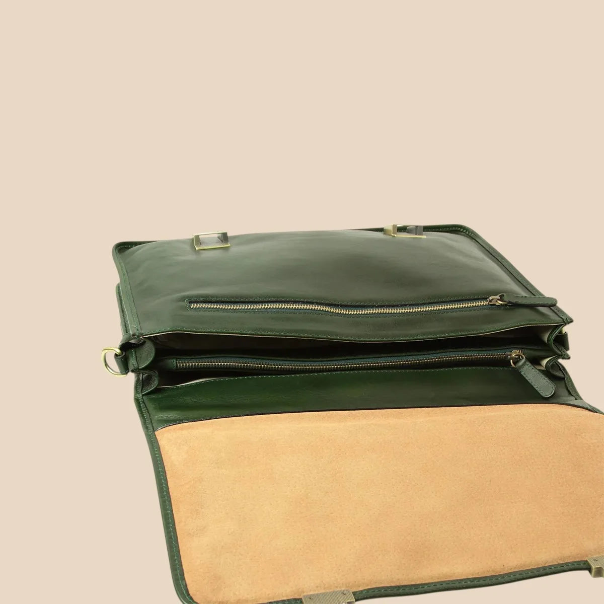 Calfskin Leather Briefcase - Image 6 | Bufalo d'Oro