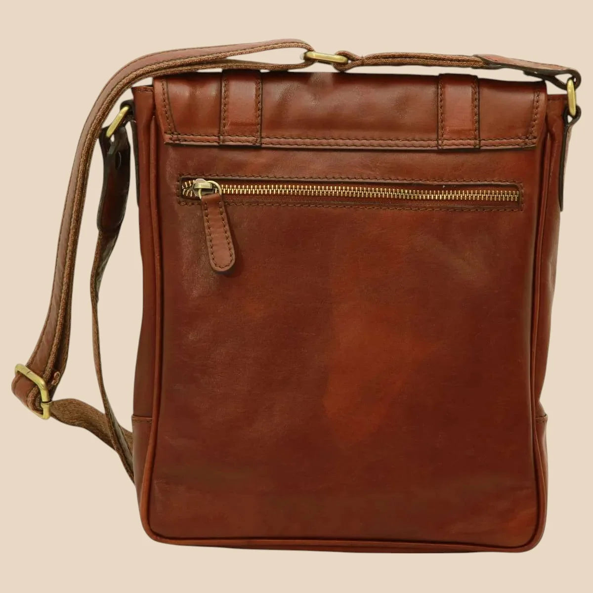Soft Calfskin Leather Satchel Bag - Image 18 | Bufalo d'Oro