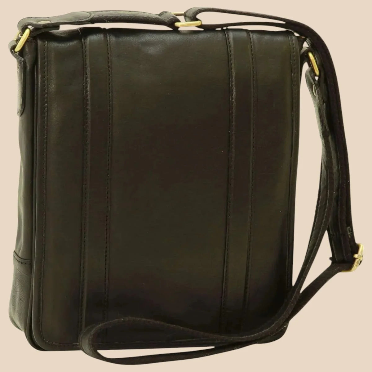 Soft Calfskin Leather Satchel Bag - Image 7 | Bufalo d'Oro