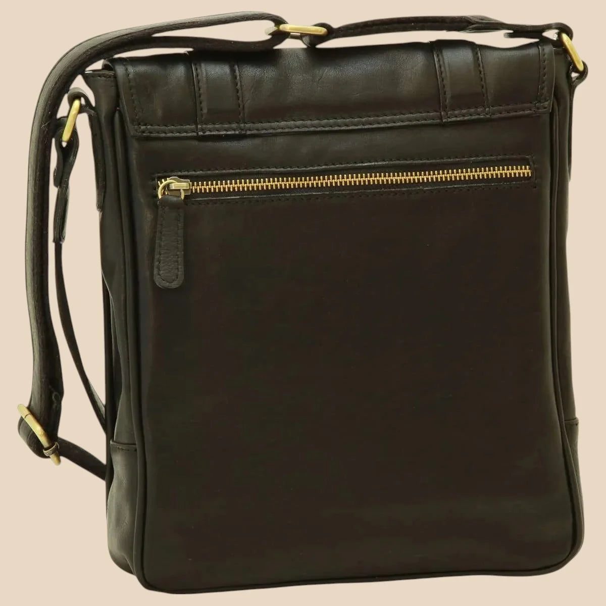 Soft Calfskin Leather Satchel Bag - Image 8 | Bufalo d'Oro