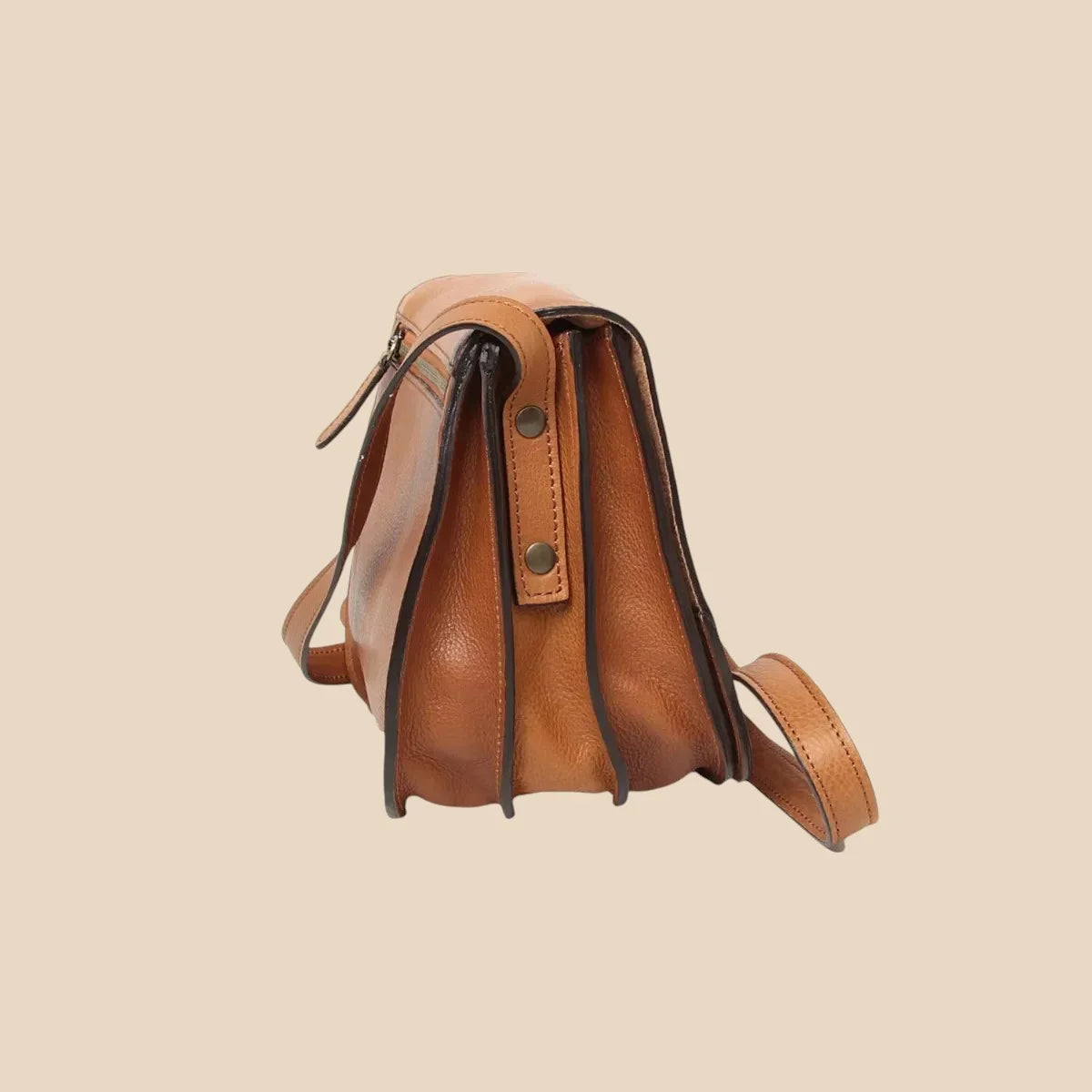 Women's Shoulder Bag in Full-Grain Calfskin - Image 34 | Bufalo d'Oro