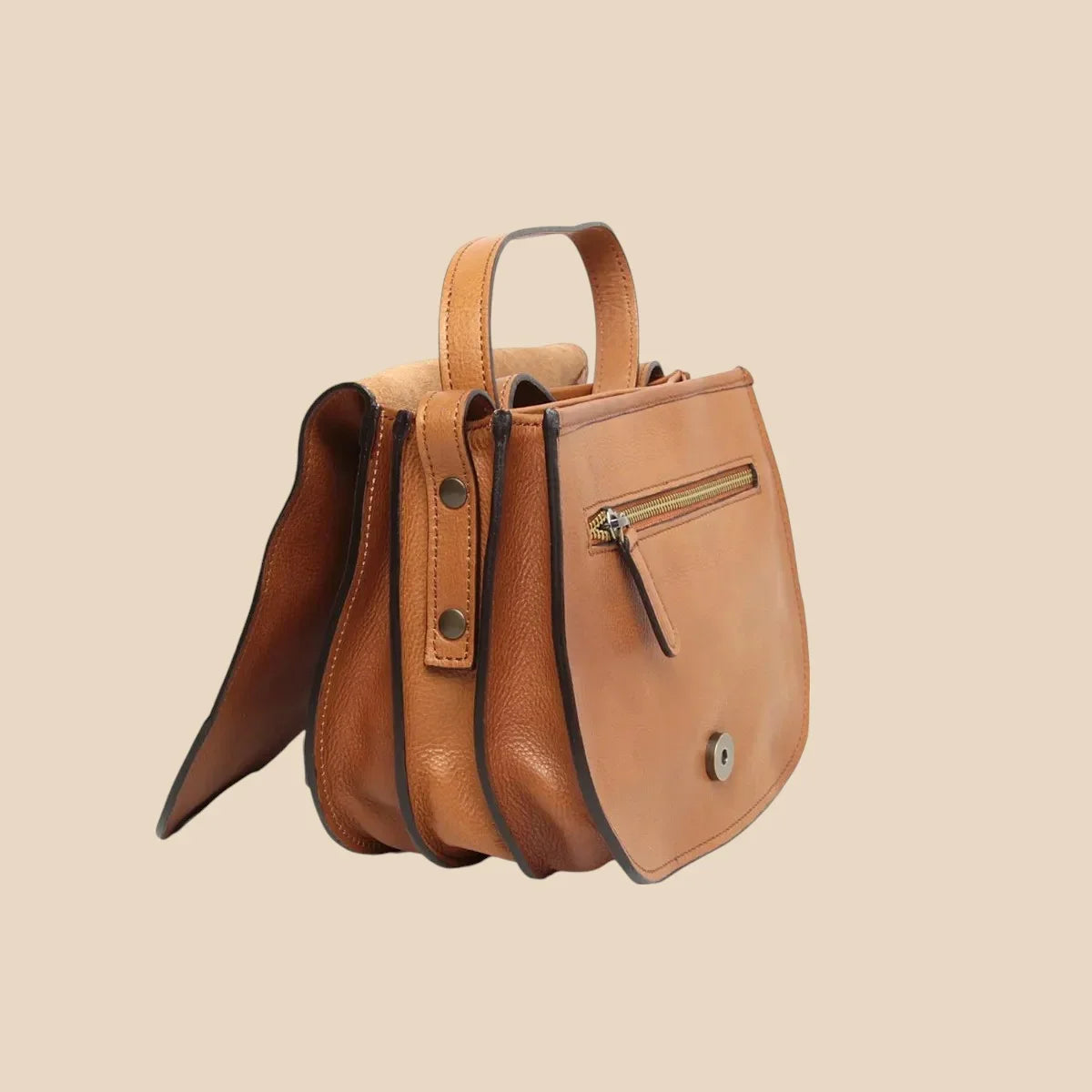 Women's Shoulder Bag in Full-Grain Calfskin - Image 35 | Bufalo d'Oro