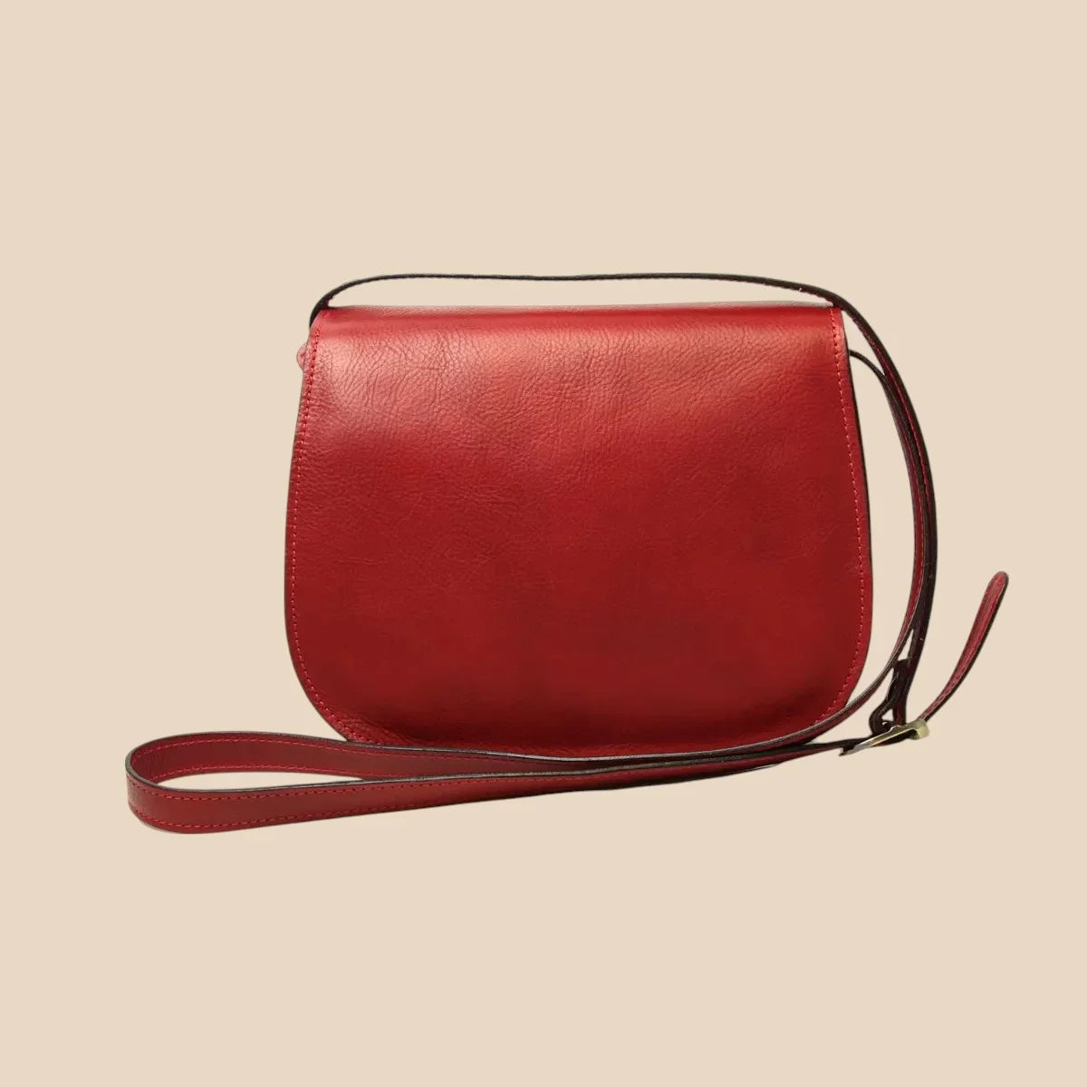 Women's Shoulder Bag in Full-Grain Calfskin - Image 6 | Bufalo d'Oro