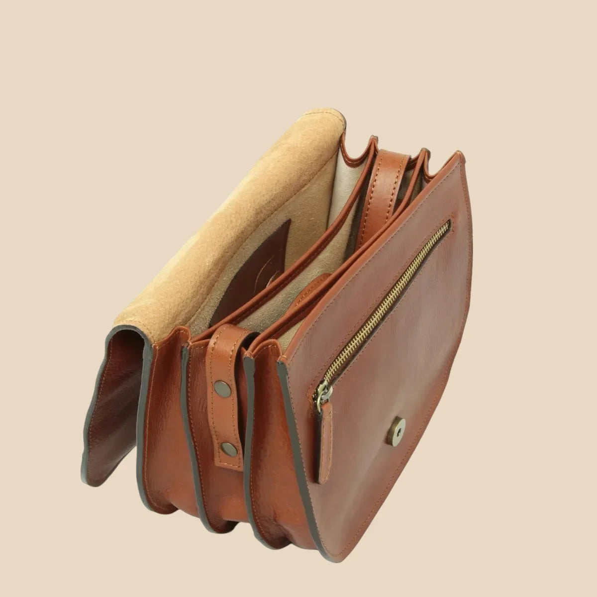 Women's Shoulder Bag in Full-Grain Calfskin - Image 18 | Bufalo d'Oro