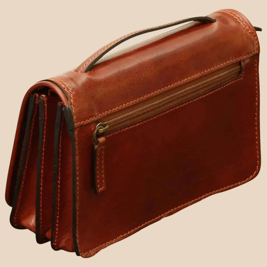 Small Leather Crossbody Bag - Image 2 | Bufalo d'Oro