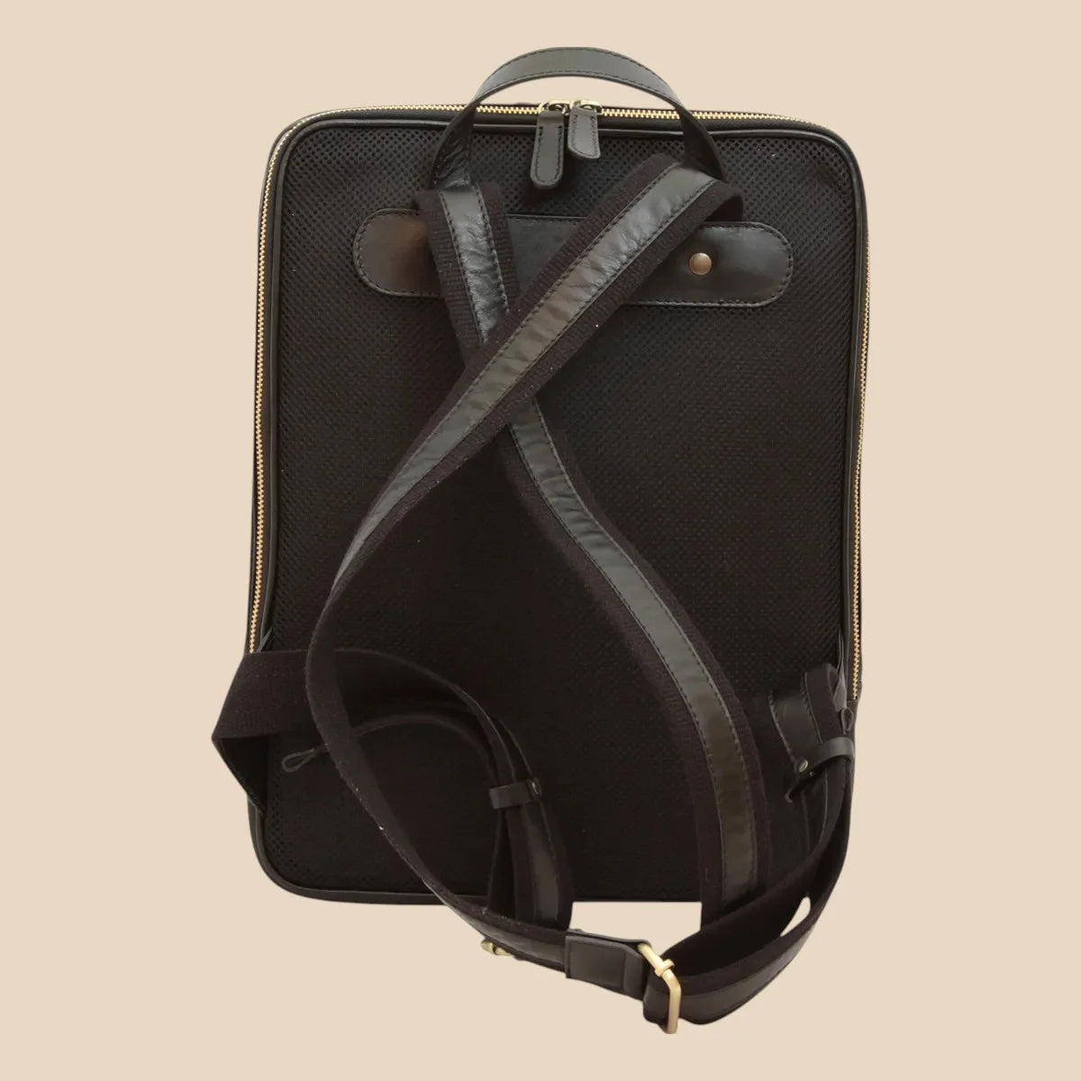 Leather Back Pack With Backside Troller Strap - Image 28 | Bufalo d'Oro
