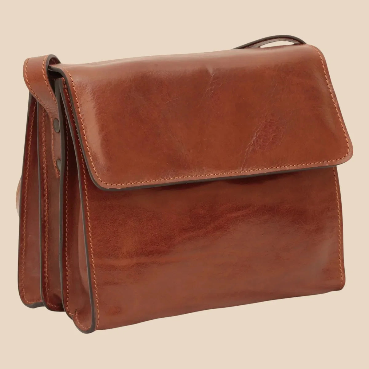 Calfskin Shoulder Bag - Image 1 | Bufalo d'Oro
