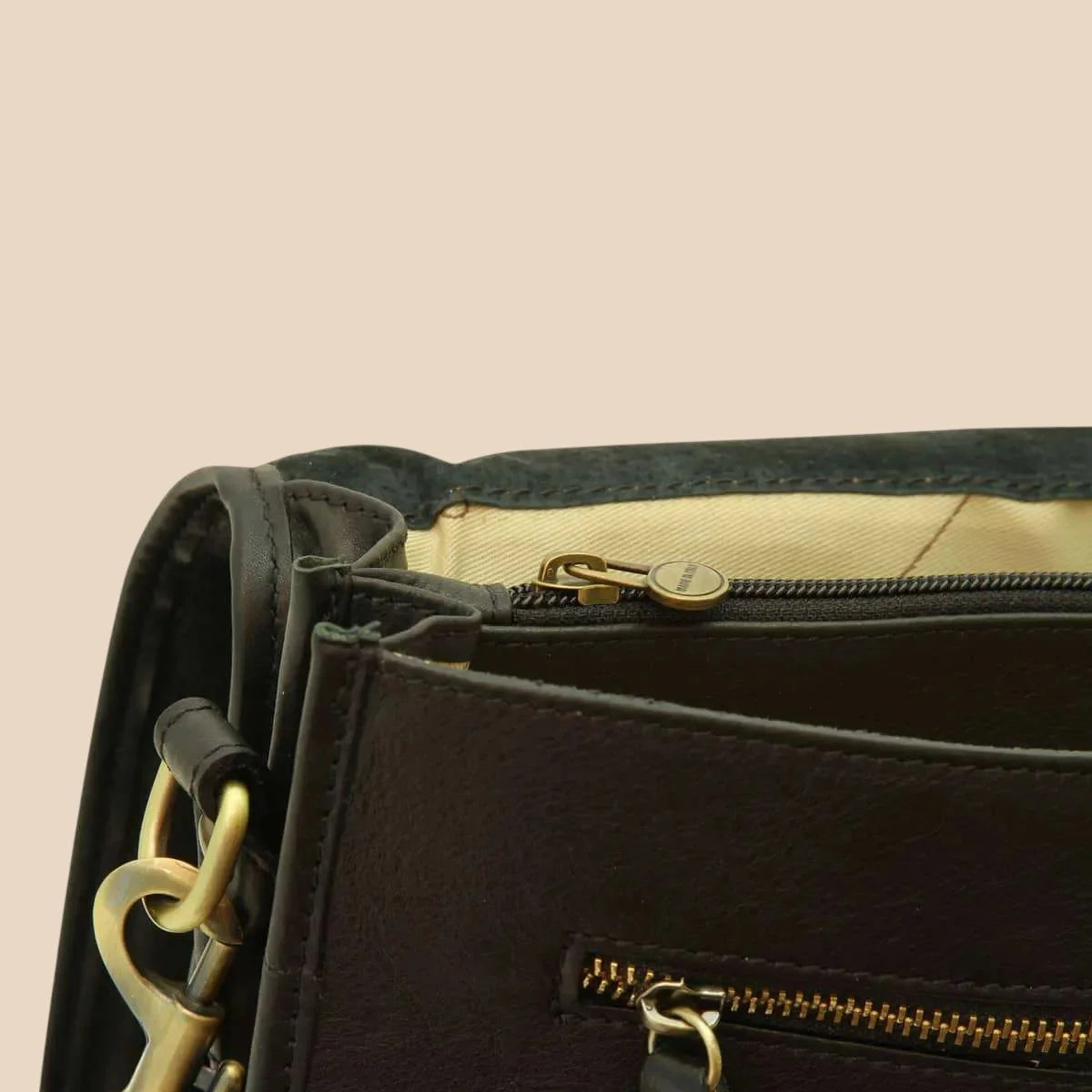 Calfskin Nappa Leather Briefcase - Image 20 | Bufalo d'Oro