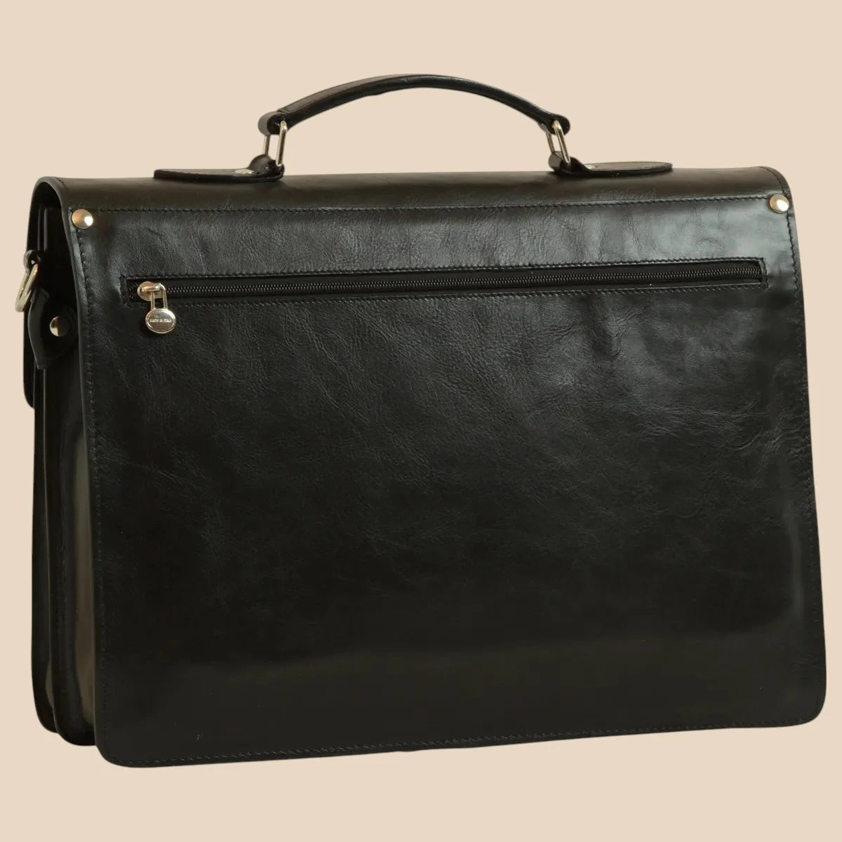 Leather Laptop Briefcase - Image 10 | Bufalo d'Oro