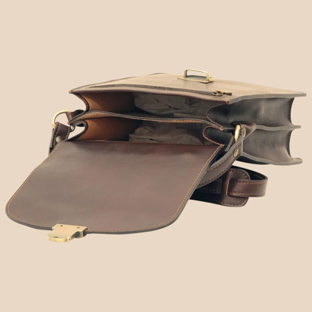 Classica II Leather Satchel - Image 22 | Bufalo d'Oro