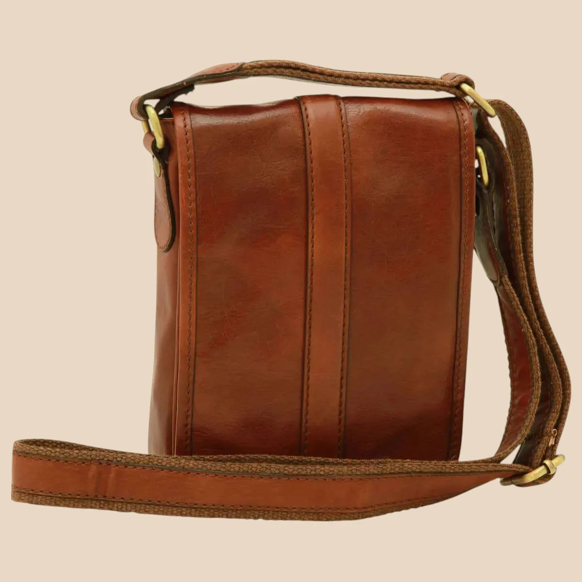 Soft Calfskin Leather Satchel Bag - Image 1 | Bufalo d'Oro