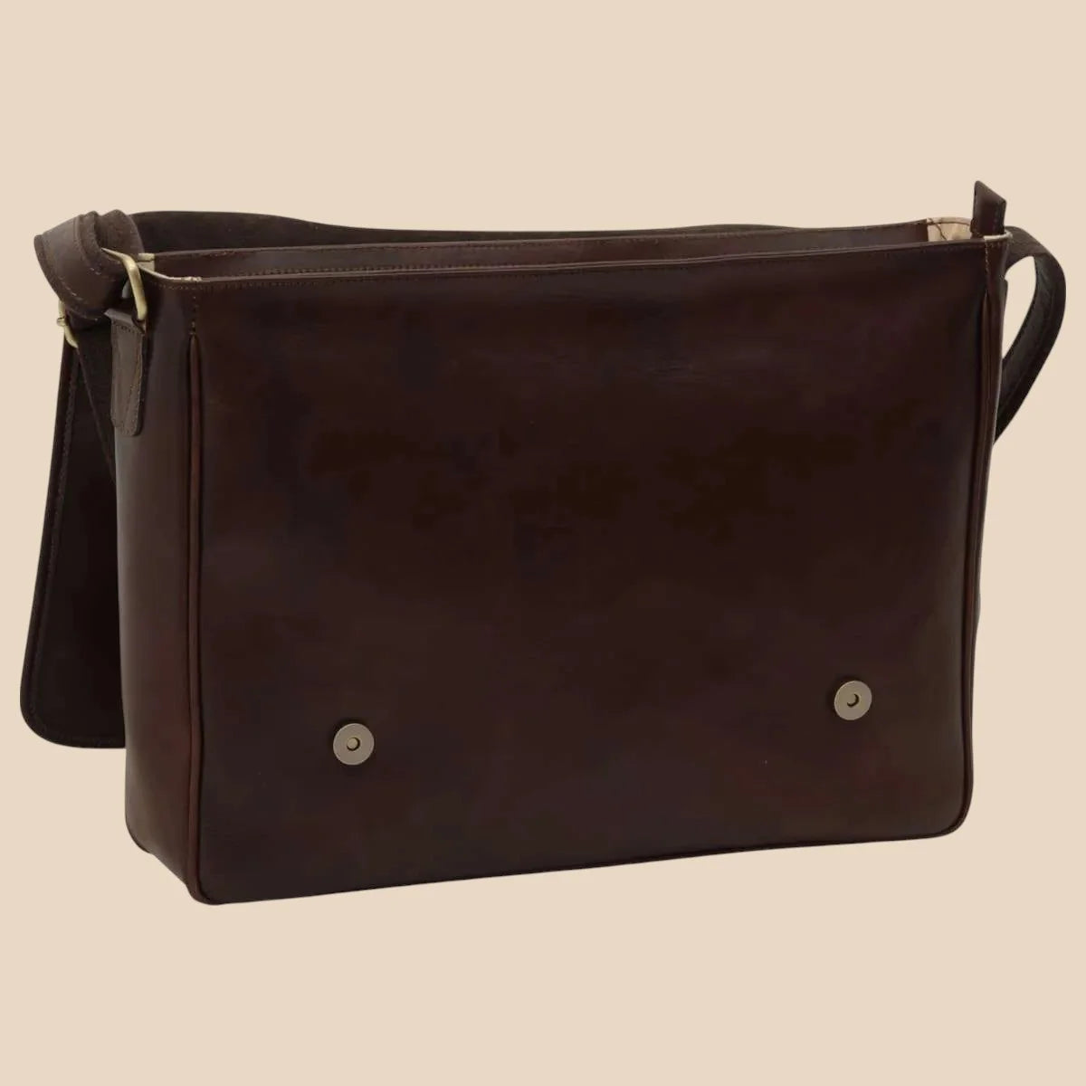 Large Leather Bag With Magnetic Closure - Image 18 | Bufalo d'Oro