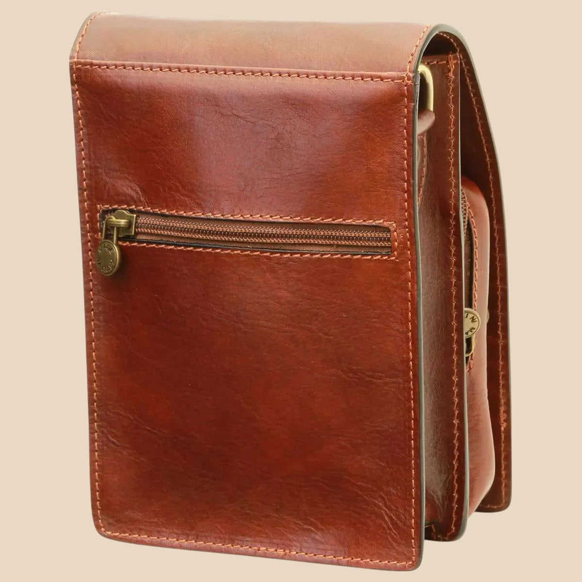 Leather Shoulder Bag - Image 4 | Bufalo d'Oro