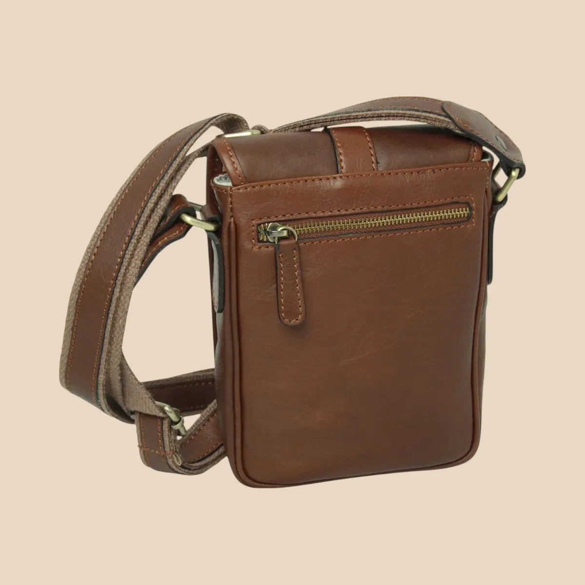 Soft Calfskin Leather Satchel Bag - Image 17 | Bufalo d'Oro