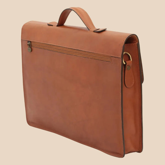 Business Leather Briefcase Colonial - Image 2 | Bufalo d'Oro