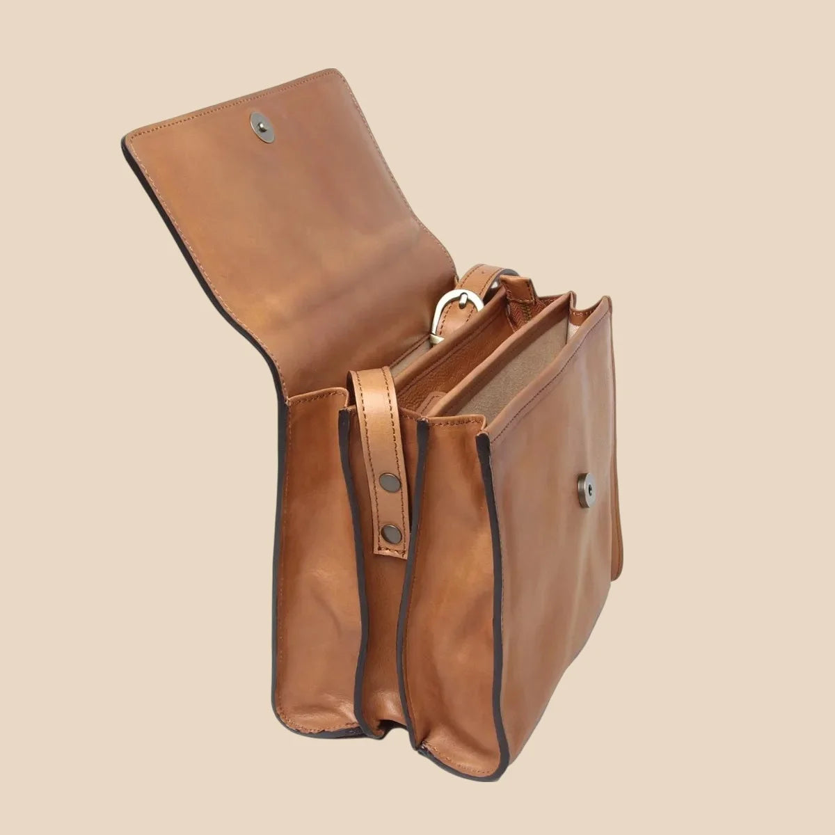 Calfskin Shoulder Bag - Image 18 | Bufalo d'Oro