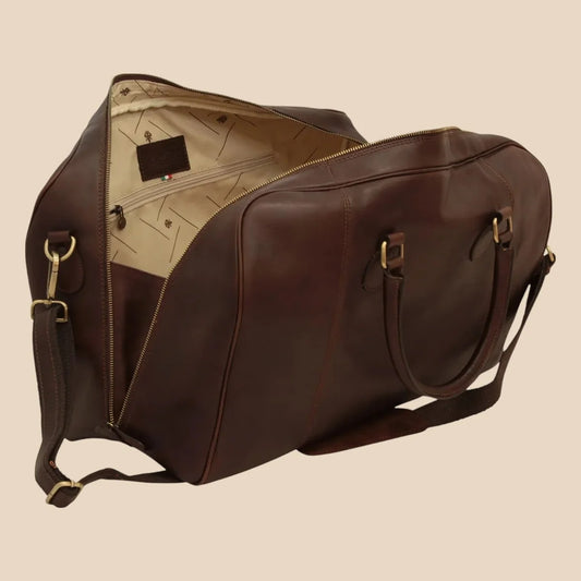 Leather Duffel Bag - Image 2 | Bufalo d'Oro
