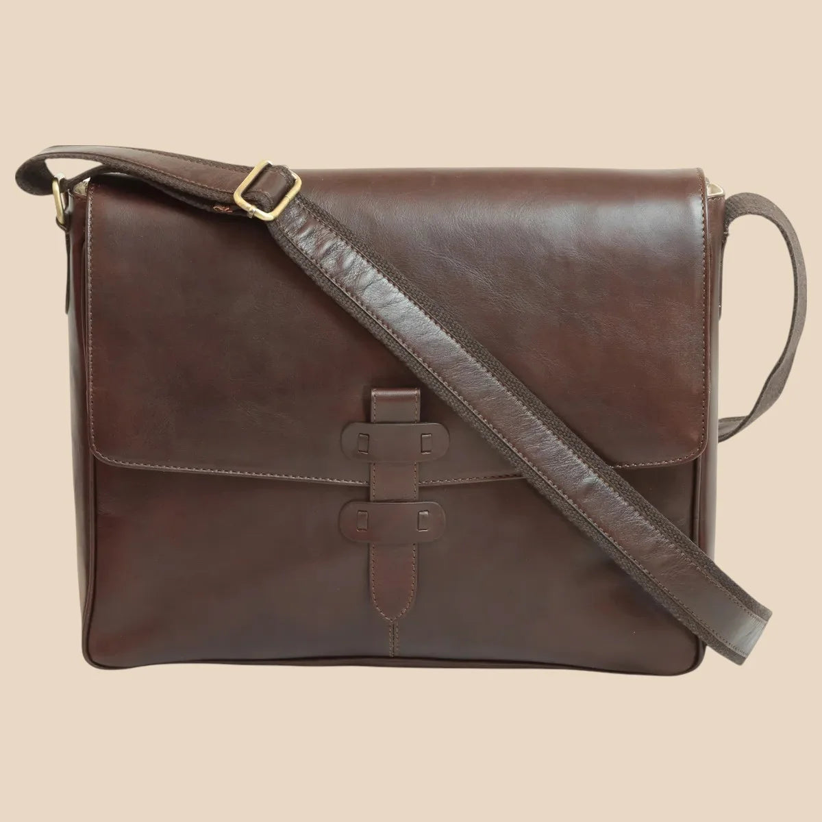 Cowhide Leather Messenger - Image 21 | Bufalo d'Oro