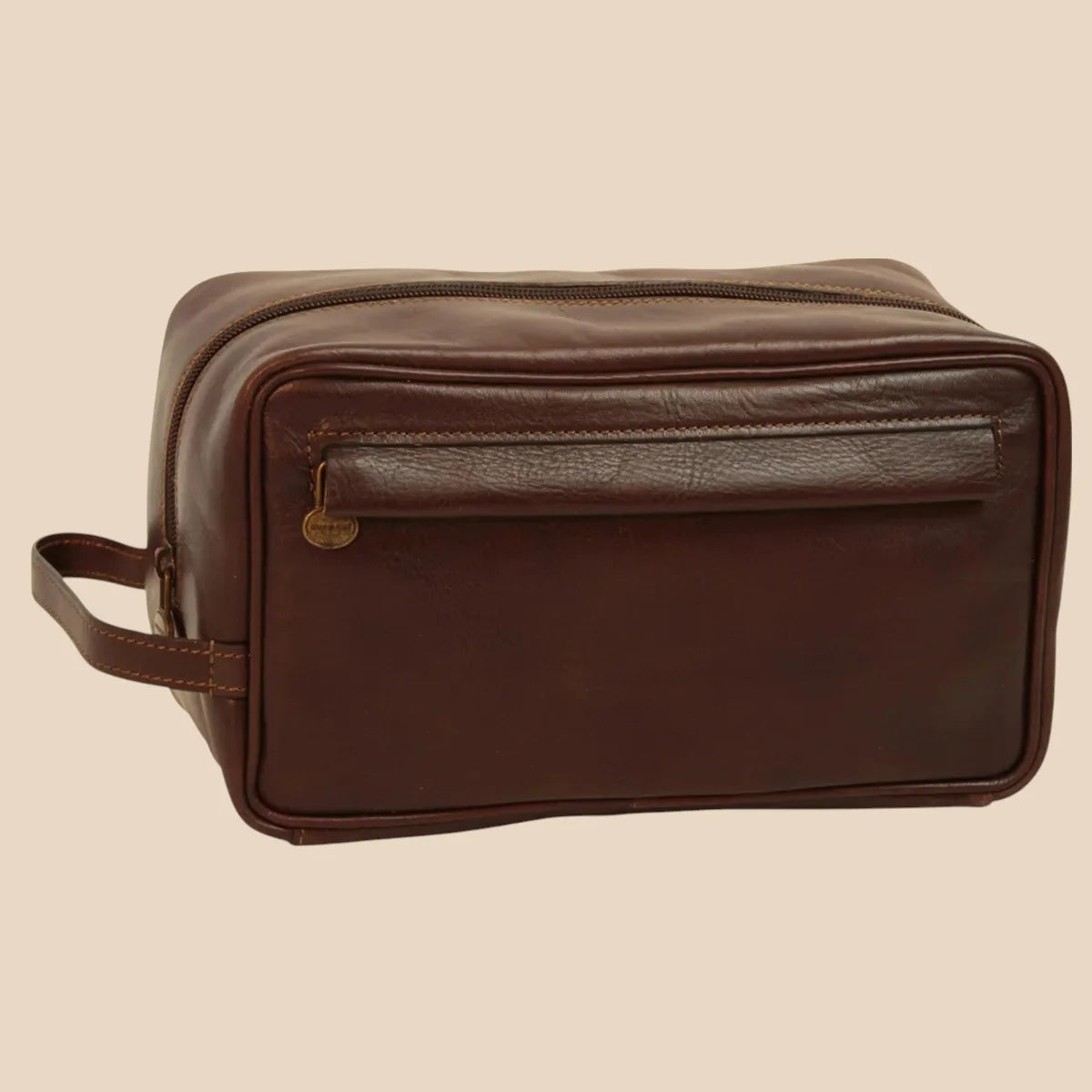 Full-grain Calfskin Leather Beauty Case - Image 10 | Bufalo d'Oro