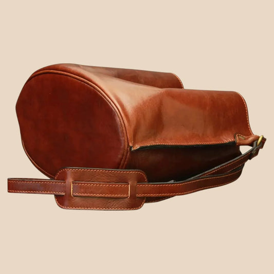 Cowhide Leather Shoulder Bag - Image 2 | Bufalo d'Oro