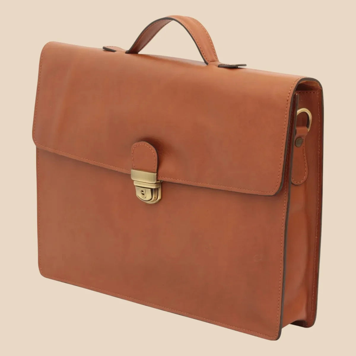 Business Leather Briefcase Colonial - Image 4 | Bufalo d'Oro