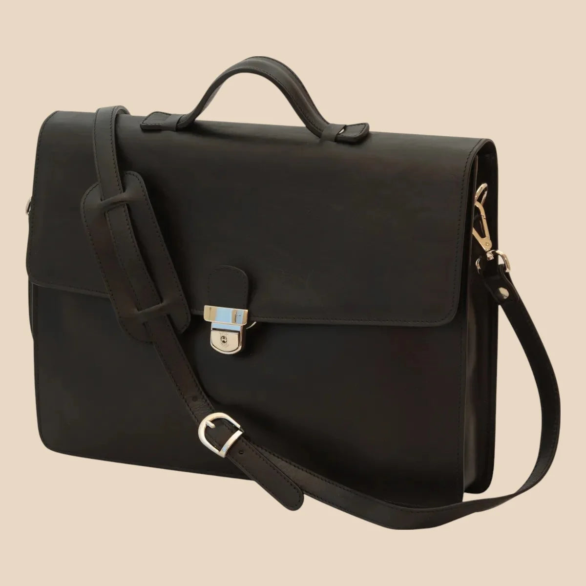 Business Leather Briefcase Colonial - Image 11 | Bufalo d'Oro