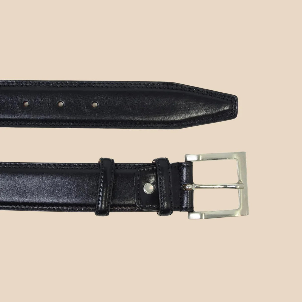 Leather Belt Wide 1,57" - Image 4 | Bufalo d'Oro