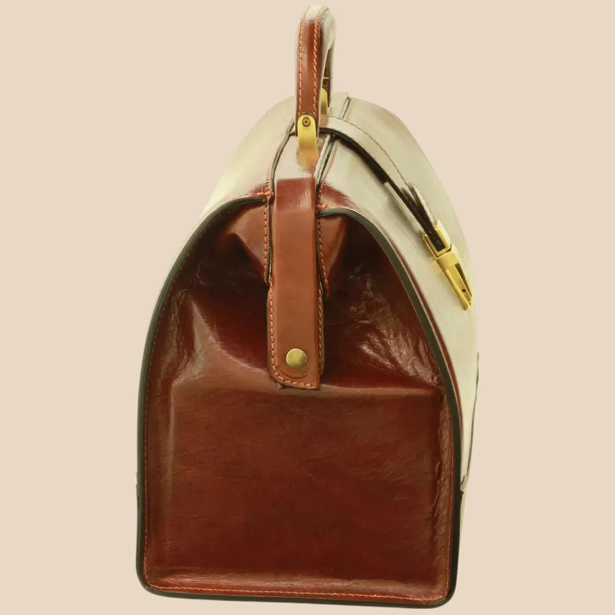 Cowhide Leather Doctor's Bag - Image 5 | Bufalo d'Oro
