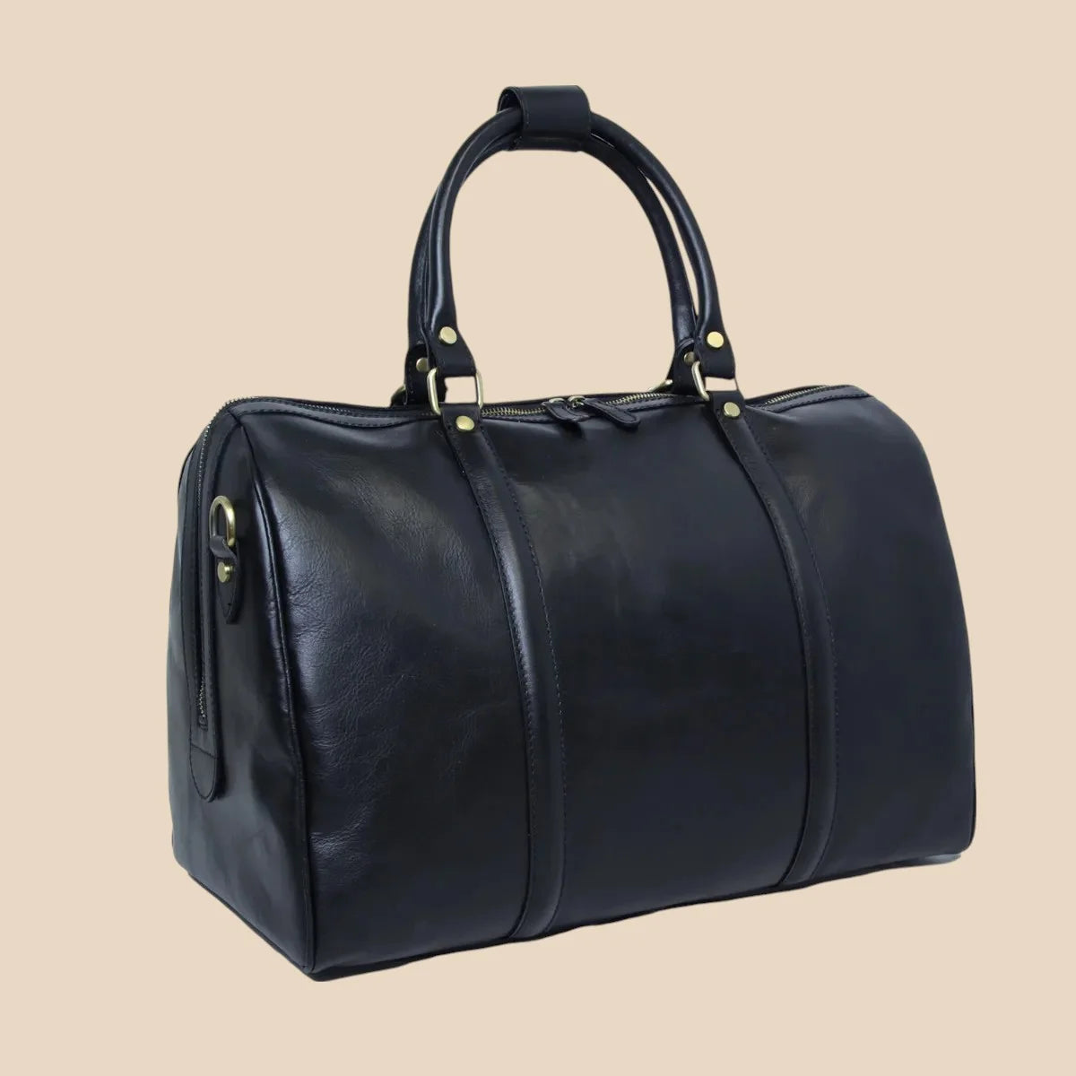 Full Grain Leather Duffle Bag - Image 3 | Bufalo d'Oro