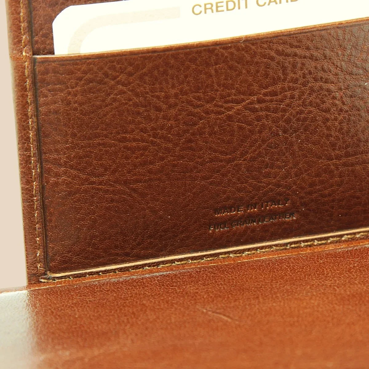 Leather Card Holder With Rfid Protection - Image 4 | Bufalo d'Oro