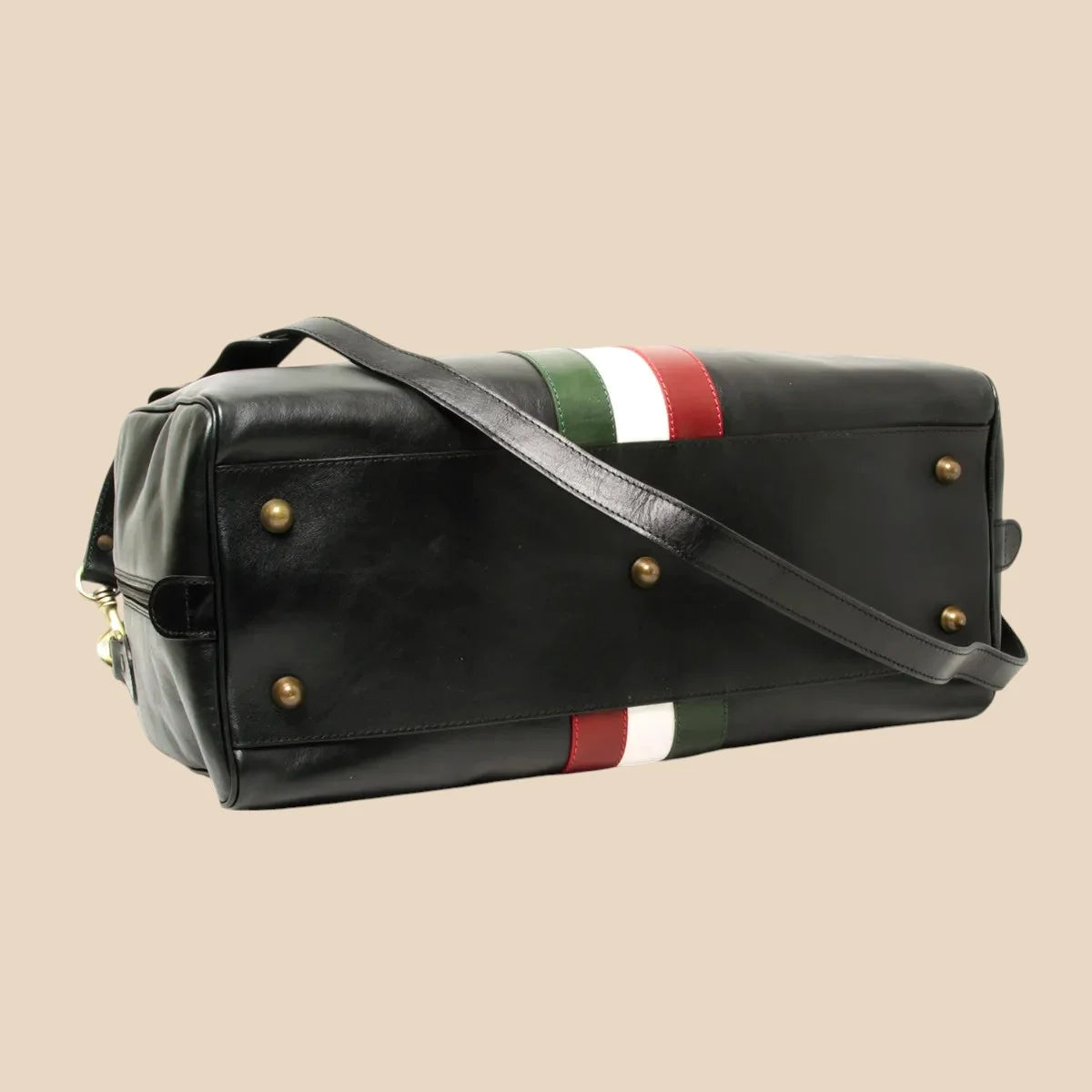 Full Grain Leather Duffle Bag - Image 4 | Bufalo d'Oro
