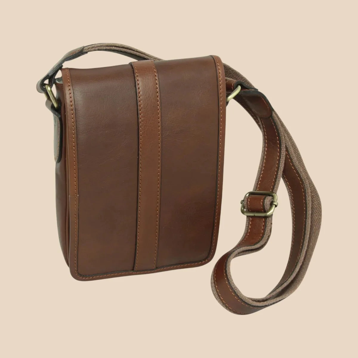 Soft Calfskin Leather Satchel Bag - Image 14 | Bufalo d'Oro