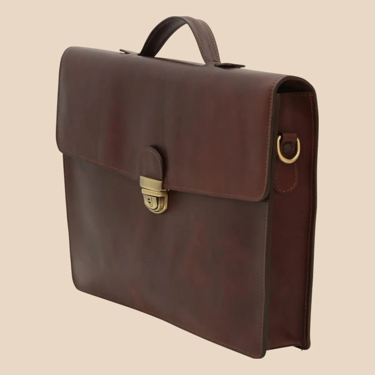 Business Leather Briefcase Colonial - Image 12 | Bufalo d'Oro