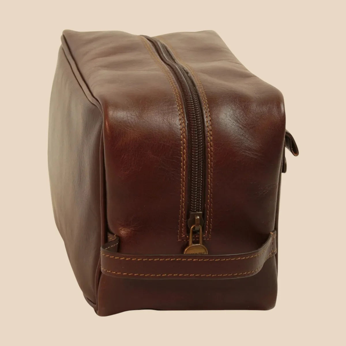 Full-grain Calfskin Leather Beauty Case - Image 9 | Bufalo d'Oro