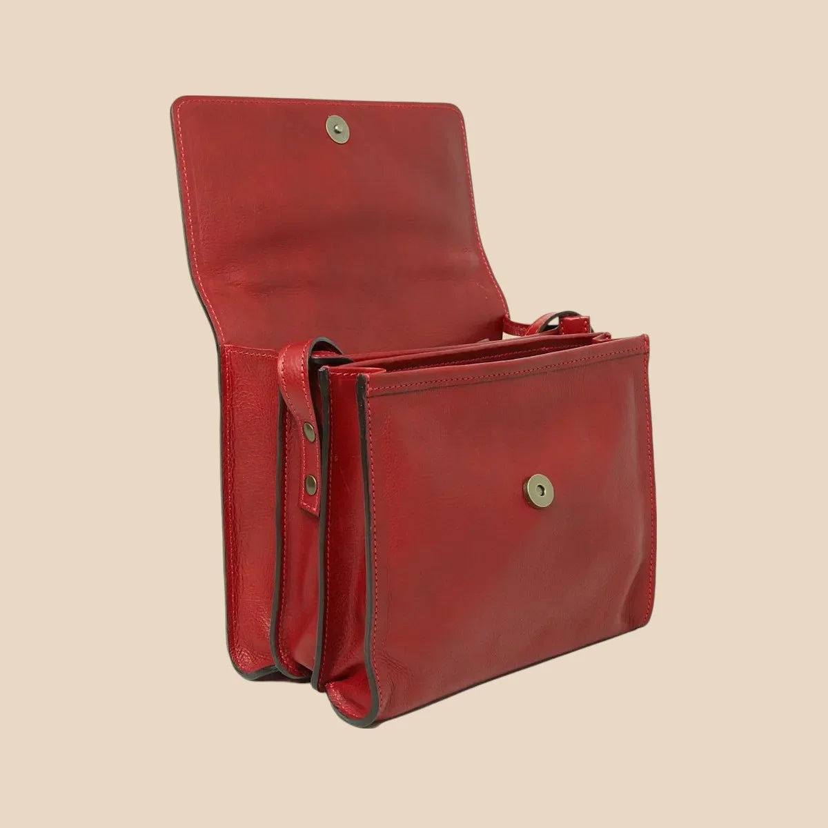 Calfskin Shoulder Bag - Image 9 | Bufalo d'Oro