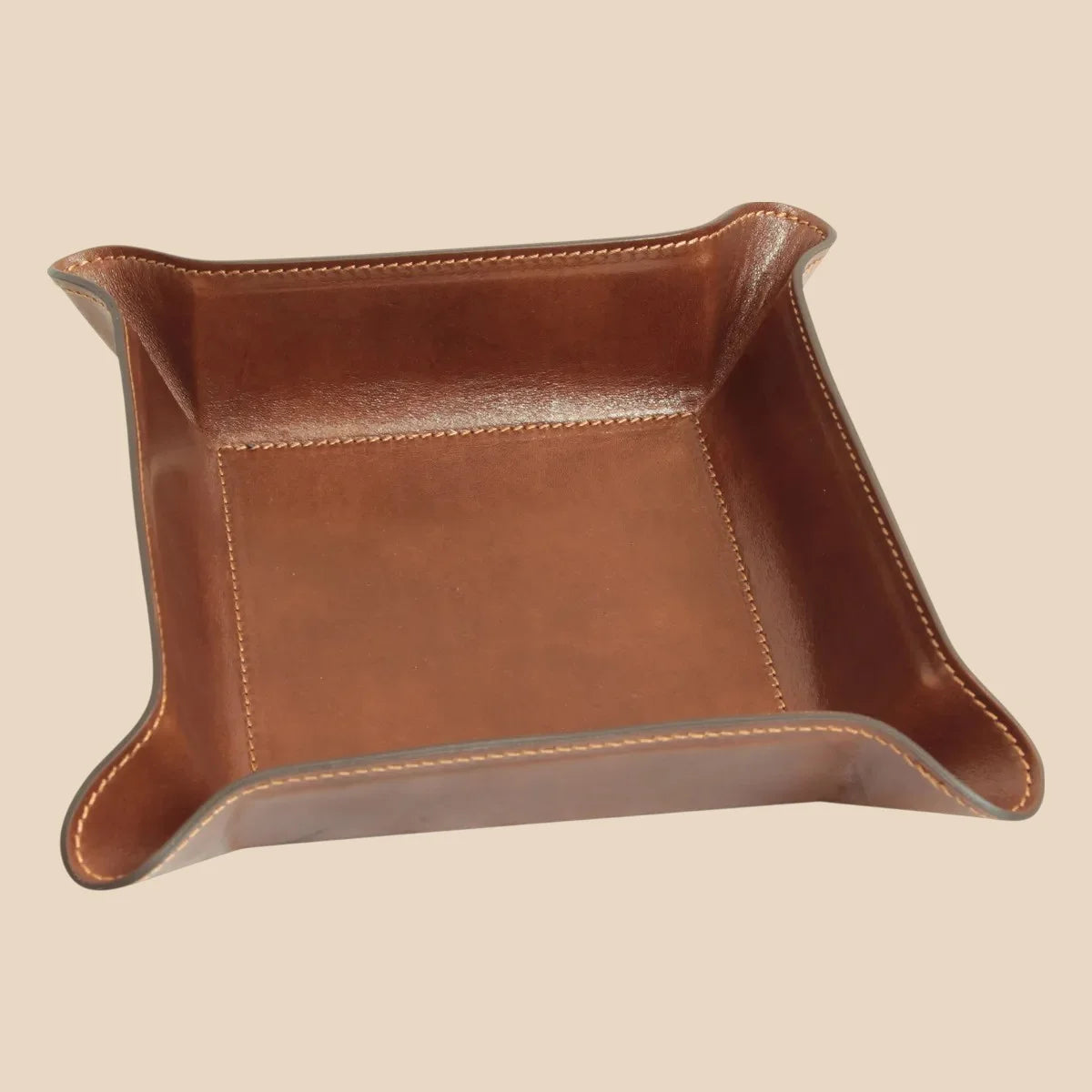 Leather Catchall Tray - Image 6 | Bufalo d'Oro