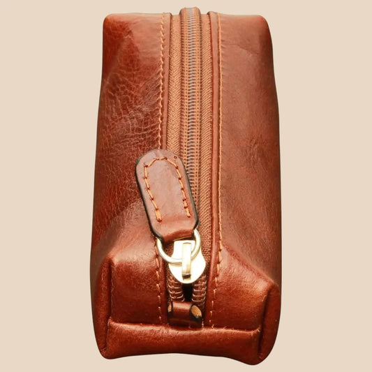 Leather Key Chain With Zip Closure - Image 2 | Bufalo d'Oro