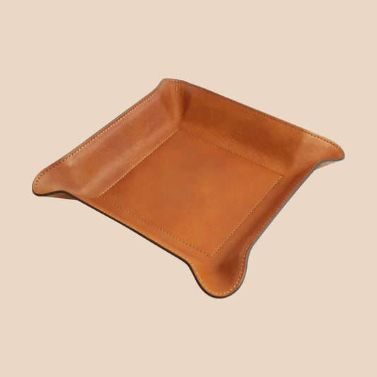 Leather Catchall Tray - Image 2 | Bufalo d'Oro