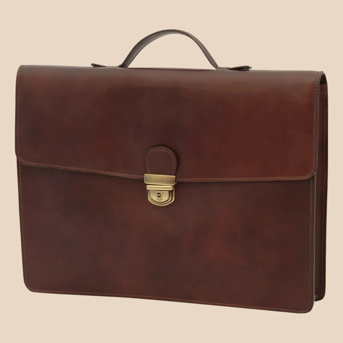 Business Leather Briefcase Colonial - Image 9 | Bufalo d'Oro